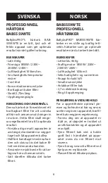 Preview for 6 page of BaBylissPro BAB5559WTE Manual