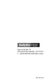 Предварительный просмотр 40 страницы BaBylissPro Bambino BAB5510E Manual