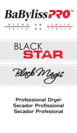 BaBylissPro Black Star B6200AR Manual preview