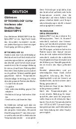 Preview for 7 page of BaBylissPro EP TECHNOLOGY 5.0 BAB2073EPYE Manual