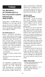 Preview for 35 page of BaBylissPro EP TECHNOLOGY 5.0 BAB2073EPYE Manual