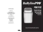 BaBylissPro FOILFX 02 BFS2A Operating Instructions Manual preview