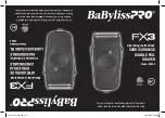 BaBylissPro FX3 Operating Instructions Manual preview
