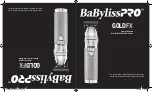 BaBylissPro GOLDFX B787GDBR Operating Instructions Manual preview