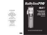 BaBylissPro GOLDFX B870GA Operating Instructions Manual preview