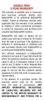 Preview for 14 page of BaBylissPro NANO TITANIUM BNTPB1UC User Manual