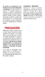 Preview for 11 page of BaBylissPro NANO TITANIUM Portofino 6600 Manual