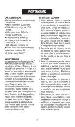 Предварительный просмотр 4 страницы BaBylissPro NANO TITANIUM Portofino 6600 Quick Start Manual
