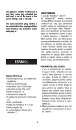 Предварительный просмотр 9 страницы BaBylissPro NANO TITANIUM Portofino 6600 Quick Start Manual