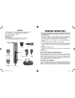 Preview for 3 page of BaBylissPro Stealth BAB831C Operating Instructions Manual