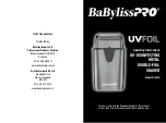 BaBylissPro UVFOIL BLFS2A Operating Instructions Manual preview