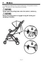 Предварительный просмотр 11 страницы Babylo Compact Stroller Instruction Manual