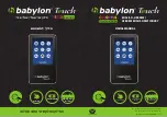 Предварительный просмотр 1 страницы babylon Touch Usual Manual