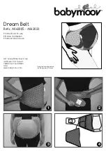 Предварительный просмотр 1 страницы babymoov Dream Belt Instructions For Use