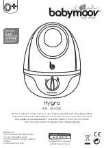 Предварительный просмотр 1 страницы babymoov Hygro Instructions For Use Manual