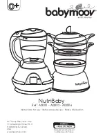 babymoov NutriBaby A001111 Instructions For Use Manual предпросмотр