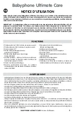 Preview for 3 page of babymoov ULTIMATE CARE A014401 Instructions For Use Manual