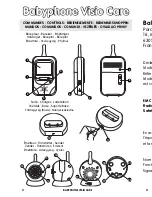 Preview for 3 page of babymoov Visio Care A014403 Instruction Manual