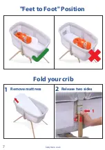 Preview for 8 page of Babymore Air Motion Crib Instructions Manual