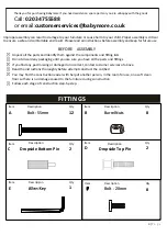 Preview for 3 page of Babymore Aston Cot/Bed Instructions Manual