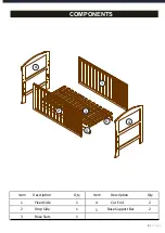 Preview for 4 page of Babymore Aston Cot/Bed Instructions Manual