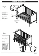 Предварительный просмотр 7 страницы Babymore MILO COT / BED Instructions Manual