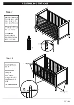 Предварительный просмотр 8 страницы Babymore MILO COT / BED Instructions Manual