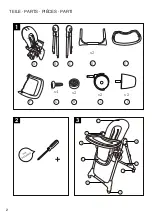 Preview for 2 page of babyplus Hochstuhl Ricci User Manual