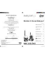 babyruf MBF 3133 OKO Operating Instructions Manual preview