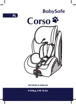 BabySafe Corso Instruction Manual preview