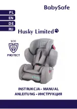 BabySafe Husky Limited User Manual preview