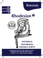 BabySafe Rhodesian User Manual preview