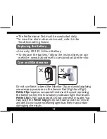 Preview for 13 page of BabySense PC01-CR User Manual