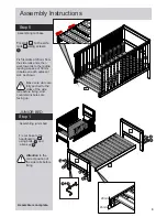 Предварительный просмотр 7 страницы Babystart Delfina 377/4467 Assembly Instructions Manual