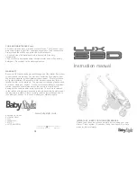 BABYSTYLE LUX SBD Instruction Manual preview