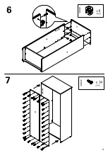 Preview for 8 page of BABYSTYLE Monaco Wardrobe Assembly Instructions Manual