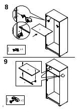 Preview for 9 page of BABYSTYLE Monaco Wardrobe Assembly Instructions Manual