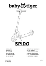 babytiger SPIDO User Manual предпросмотр