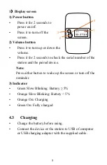 Preview for 7 page of Babytone PO5 User Manual