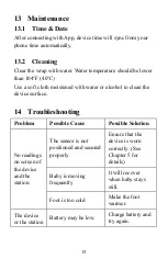 Preview for 17 page of Babytone PO5 User Manual