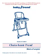 Preview for 9 page of BABYTREND CA8689 Instruction Manual