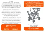 BABYTREND Expedition 2-in-1 Stroller Wagon PLUS WG01 A... Instruction Manual preview