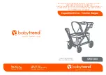 BABYTREND Expedition CW01 Series Instruction Manual предпросмотр