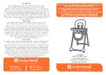 Preview for 1 page of BABYTREND HC37D28C Instruction Manual