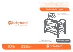 BABYTREND Nursery Center Playard PY81 Series Instruction Manual preview