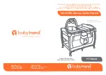 Preview for 1 page of BABYTREND Resort Elite Nursery Center Playard PY72 B... Instruction Manual