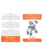 Preview for 1 page of BABYTREND ST48 Instruction Manual