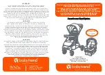 BABYTREND TS12 B Series Instruction Manual preview