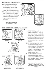 Preview for 3 page of BabyVision Luvable Friends Soft Baby Carrier Instructions