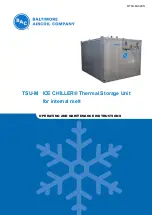 Preview for 1 page of BAC ICE CHILLER TSU-237M Operating And Maintenance Instructions Manual